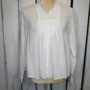 Lucky Brand Pleated Blouse Size S
